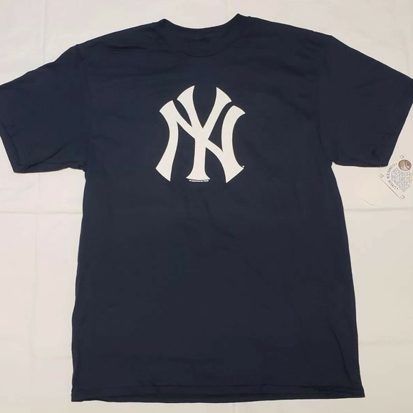 Mens New York Yankees Baseball Shirt MLB Nice NWT - Picture 1 of 5